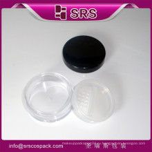 Пластиковый контейнер для макияжа и 10мл 20мл Ротационная круглая форма Свободные косметические бутылочки Poeder